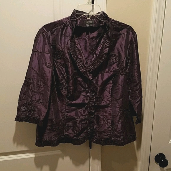 Dress Barn Jackets & Blazers - Dressbarn collection purple jacket